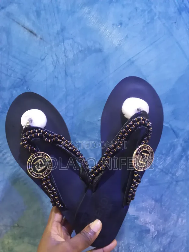 Louis Vuitton Women's Slippers - Classic Black Leather - 1