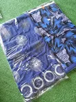 Luxury Lace and Atamfa Fabric Set - Blue - 4