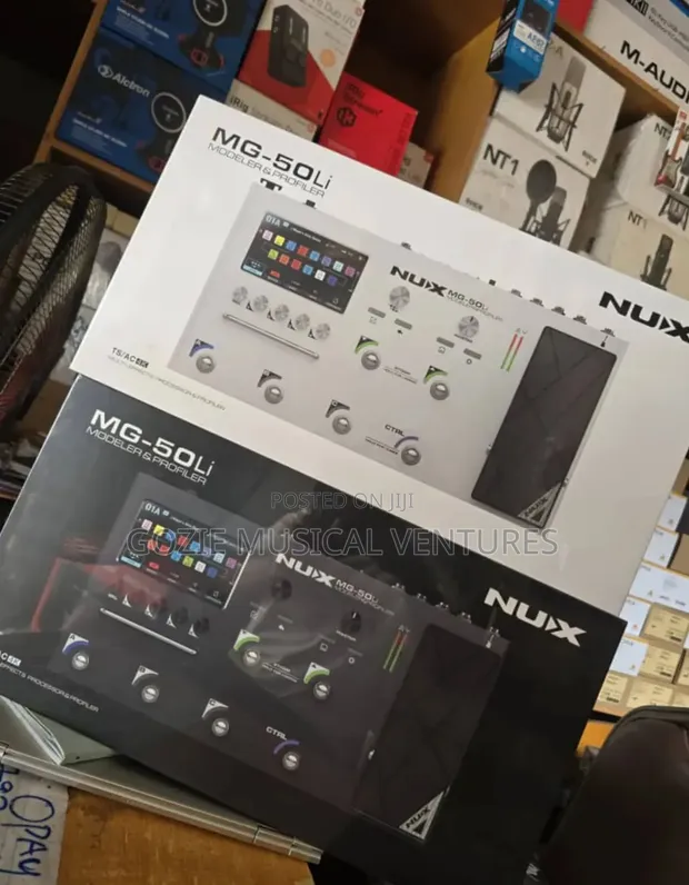 NUX MG-50Li Multi-Effect Guitar Processor (Black/White) - 1