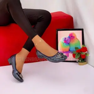 Olivia Fan Block Low Heel Ladies Cover Shoe