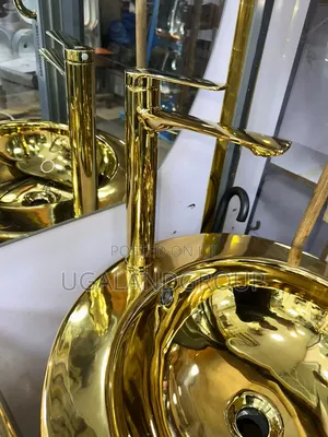 Luxury Gold Basin Tap Set