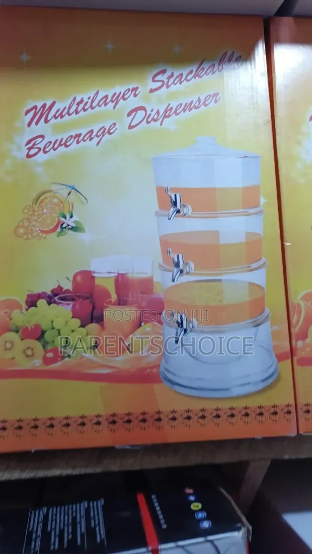 3-Layer Stackable Acrylic Beverage Dispenser - 1