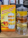 3-Layer Stackable Acrylic Beverage Dispenser - 2