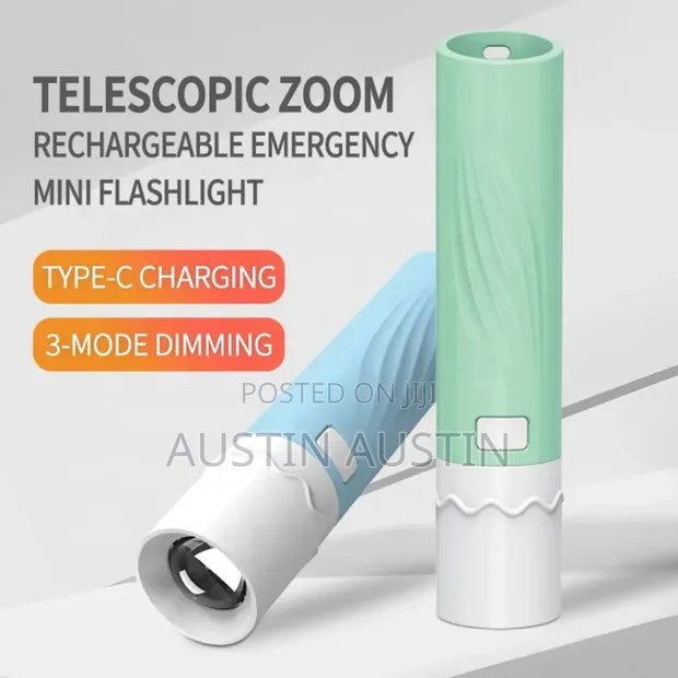 Telescopic Zoom Torch Light Mai Recharge - 1