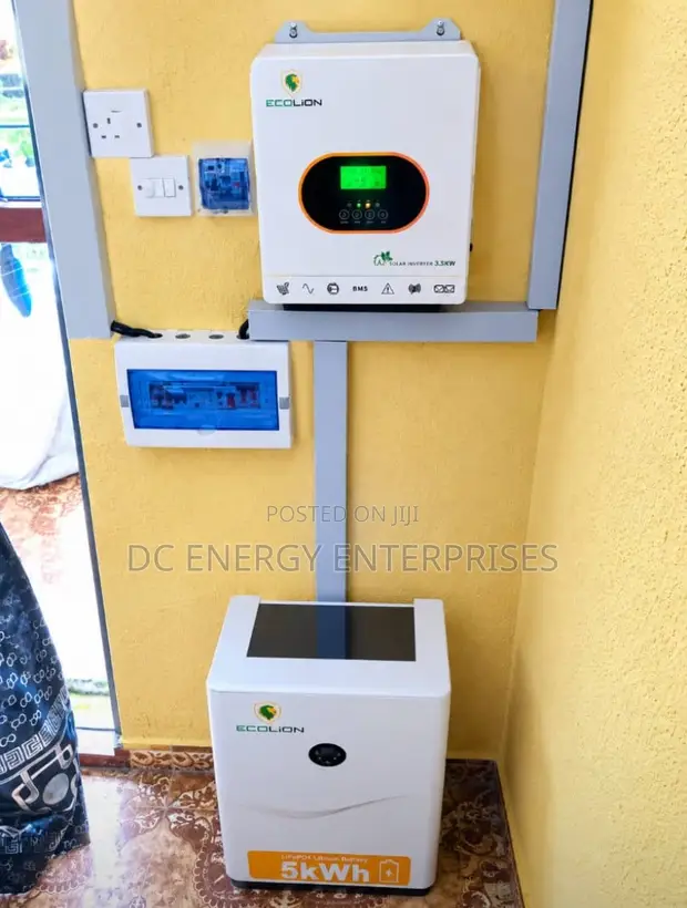 3.5kva/5kWh Ecolion Hybrid Inverter & 24V Battery - 1