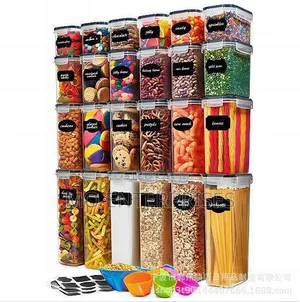 24-Piece Storage Container Set with Labels & Spools
