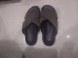 Primark Black Leather Slides - Size 44 - 2