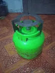 Green 5kg Domestic Gas Cylinder (Refurbished) - 5