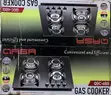 Qasa 4-Burner Tempered Glass Gas Cooker (Model QGC-4BG) - 1