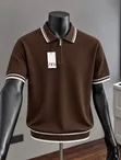 Louis Vuitton Luxury Collar Neck Shirt - Baby Blue - 3