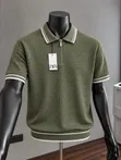 Louis Vuitton Luxury Collar Neck Shirt - Baby Blue - 5
