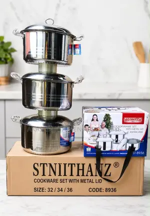 6pcs Biggest Quality Stainless Steel Pot Set