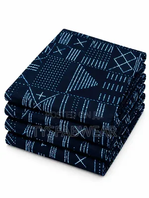 Ankara Zaki - Yards 6, 100% Cotton, Blue
