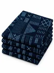 Ankara Zaki - Yards 6, 100% Cotton, Blue - 1