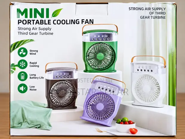 Portable Mini Cooling Fan - 3 Speed Settings - 1