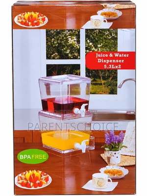 Acrylic Double-Tier Beverage Dispenser - 10.6L
