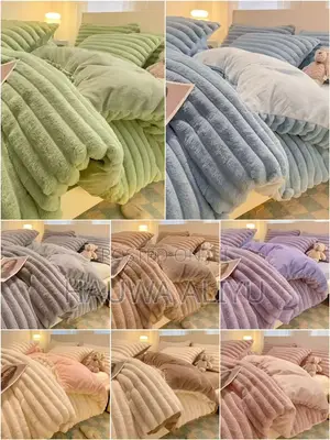 EDS Luxury Bedsheet and Duvet Cover Set - Pink