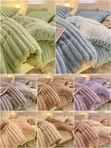 EDS Luxury Bedsheet and Duvet Cover Set - Pink - 1
