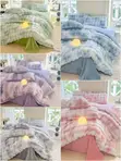 EDS Luxury Bedsheet and Duvet Cover Set - Pink - 3