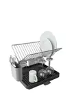 2-Tier Stainless Steel Plate Rack with Drainer - 2