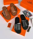 Gucci Men's Black Leather Sandals - Size 43 - 1