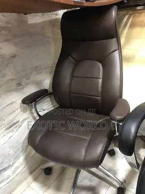 High Back Luxury Office Chair - Brown Executive Chair