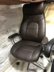 High Back Luxury Office Chair - Brown Executive Chair - 1