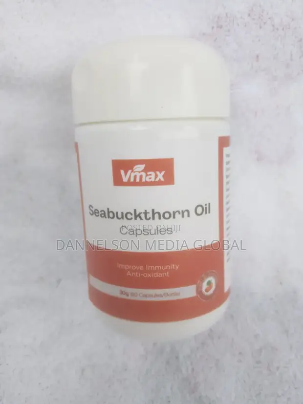 VMax Sea Buckthorn Oil Capsules - Anti-Aging & Collagen Support - 1