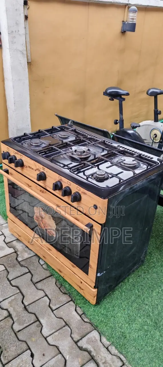 Maxi 60x90 5-Burner Gas Cooker with Oven - 1