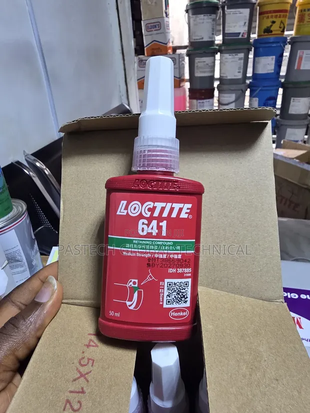 Loctite 641 Yellow Anaerobic Retaining Compound 50ml - 1