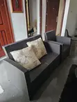Two-Seater and Single Rattan Outdoor Lounge Chairs - 2