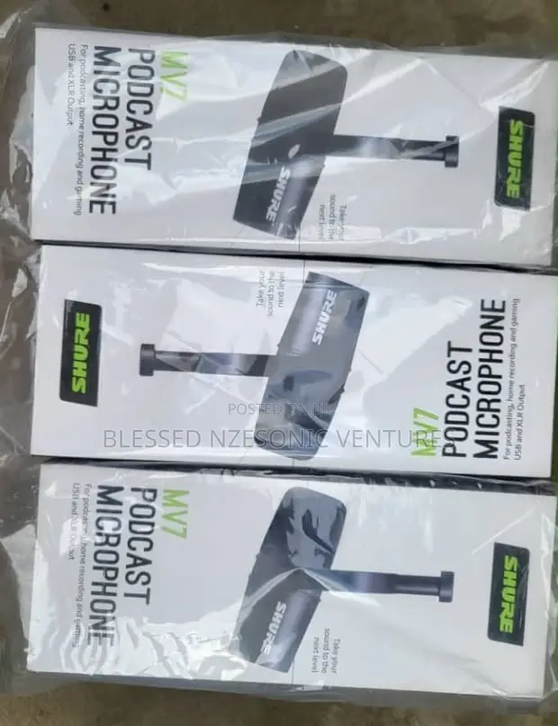 Shure MV7 Podcast Microphone - 1