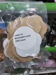 Castor Oil Flannel Belly Button Pad - 10 Pack - 2