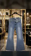 Jeremy Scott Ladies High-Waist Flare Jeans - 2