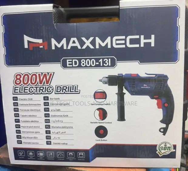 Maxmech 800W Electric Drill (ED 800-13i) - 1