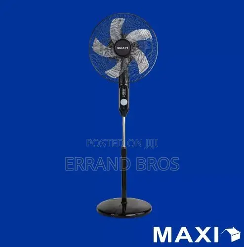 Maxi 18-Inch Rechargeable Standing Fan - Black - 1