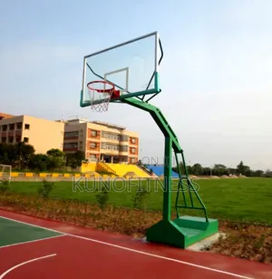 Olympic Basketball Hoop Stand Mai Girma - Kwallon Gilashi