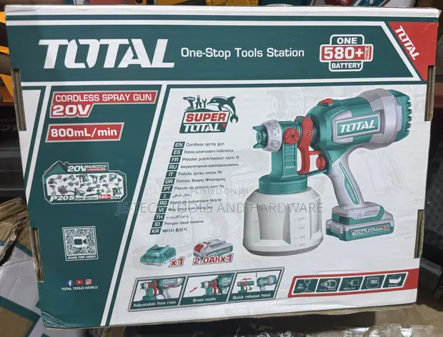 Total 20V Lithium-Ion Spray Gun (P20S) - 1