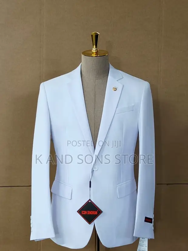 Dino Man White Suit - Brand New - 1