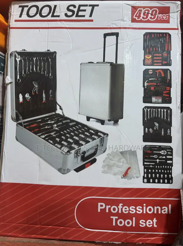 499-Piece Professional Tool Set in Aluminum Rolling Case - 1