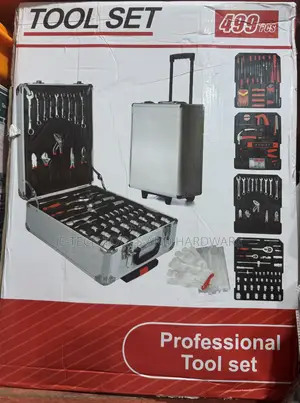 499-Piece Professional Tool Set in Aluminum Rolling Case