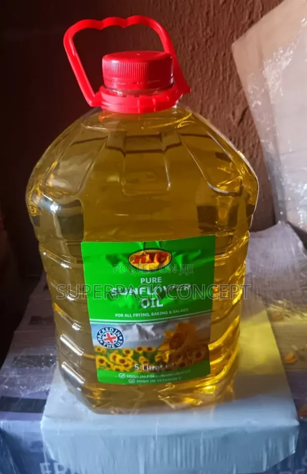 Original Carton of 3 x 5L KTC Sunflower Oil - 1