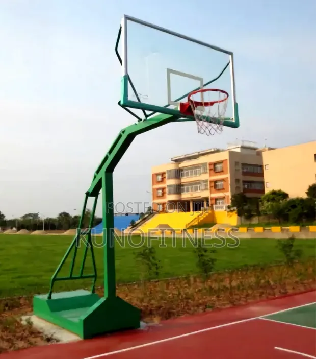 Olympic Basketball Stand - Gilashin Tempered 12mm, Mai Motsi - 1