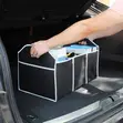 Foldable Car Boot Organizer with Cooler Compartment - 1