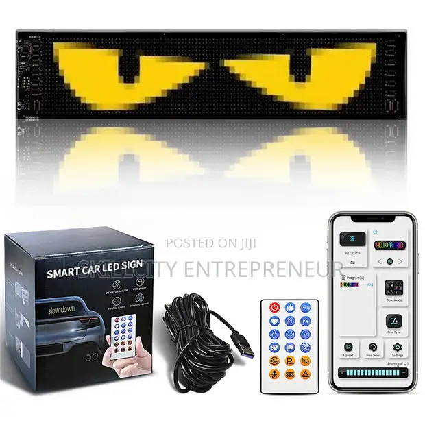 Smart Car LED Sign - Small & Large Available - 1