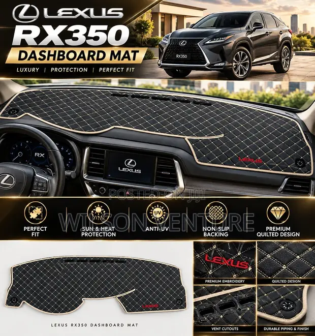 Original Leather Lexus Dashboard Mat - 1