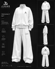 Hoodie da Joggers Set (Mata da Maza) - 2