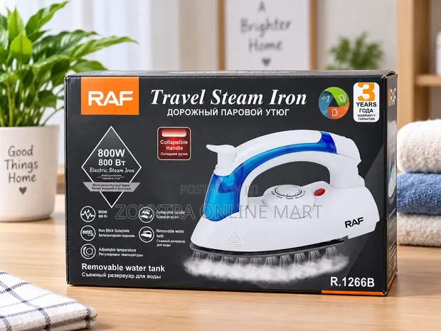 RAF Foldable Travel Steam Iron 800W - 1