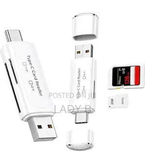 5-in-1 Reversible Memory Card Reader