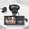 Dash Cam 3-Channel DVR na Mota mai Fuska 3" - 5